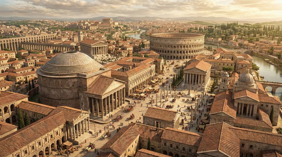 Pantheon hero background